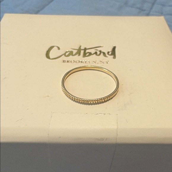 Catbird Jewelry Petite Gold Fountain Ring - Picture 8 of 16